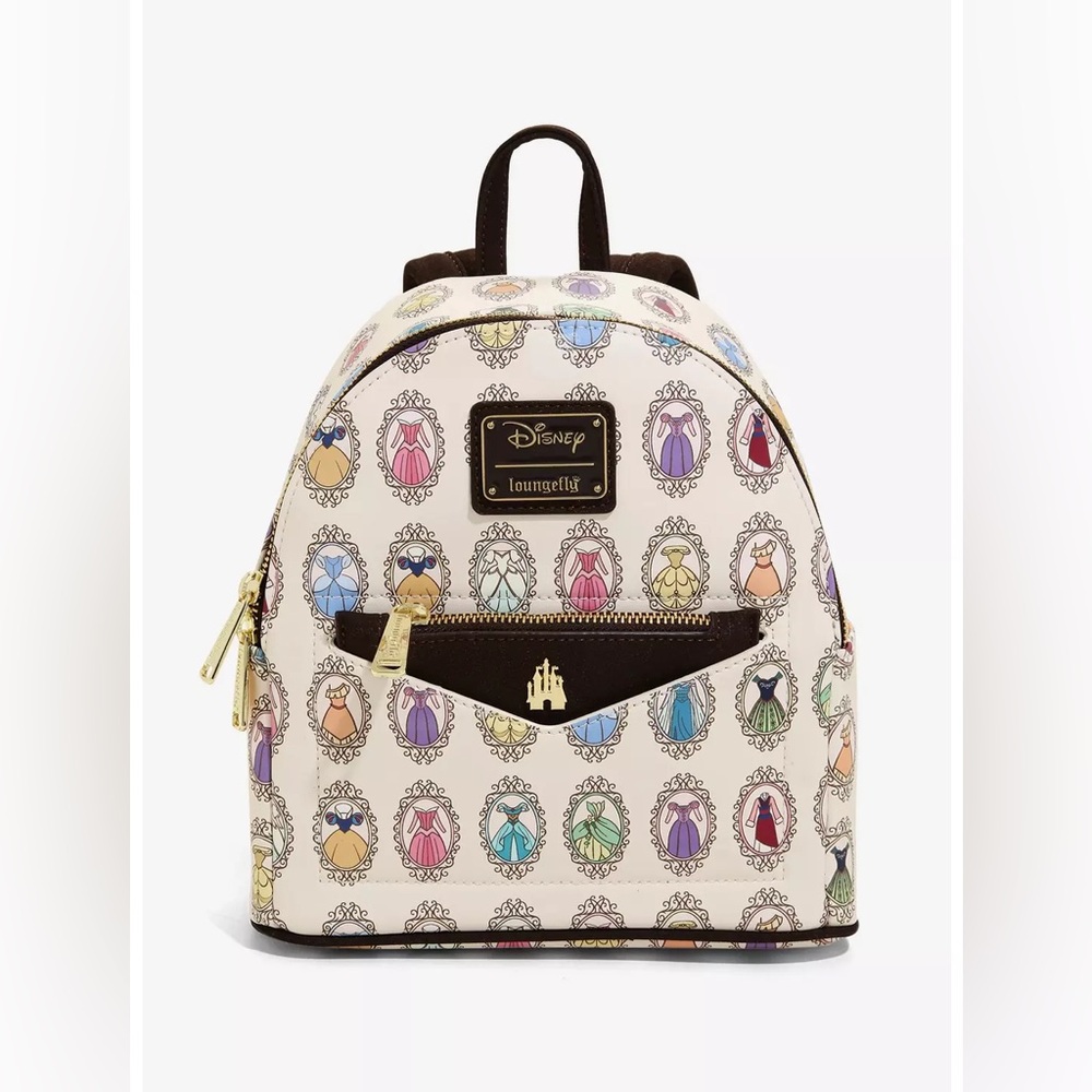 Disney Loungefly Princess Frame Dress Mini Backpack